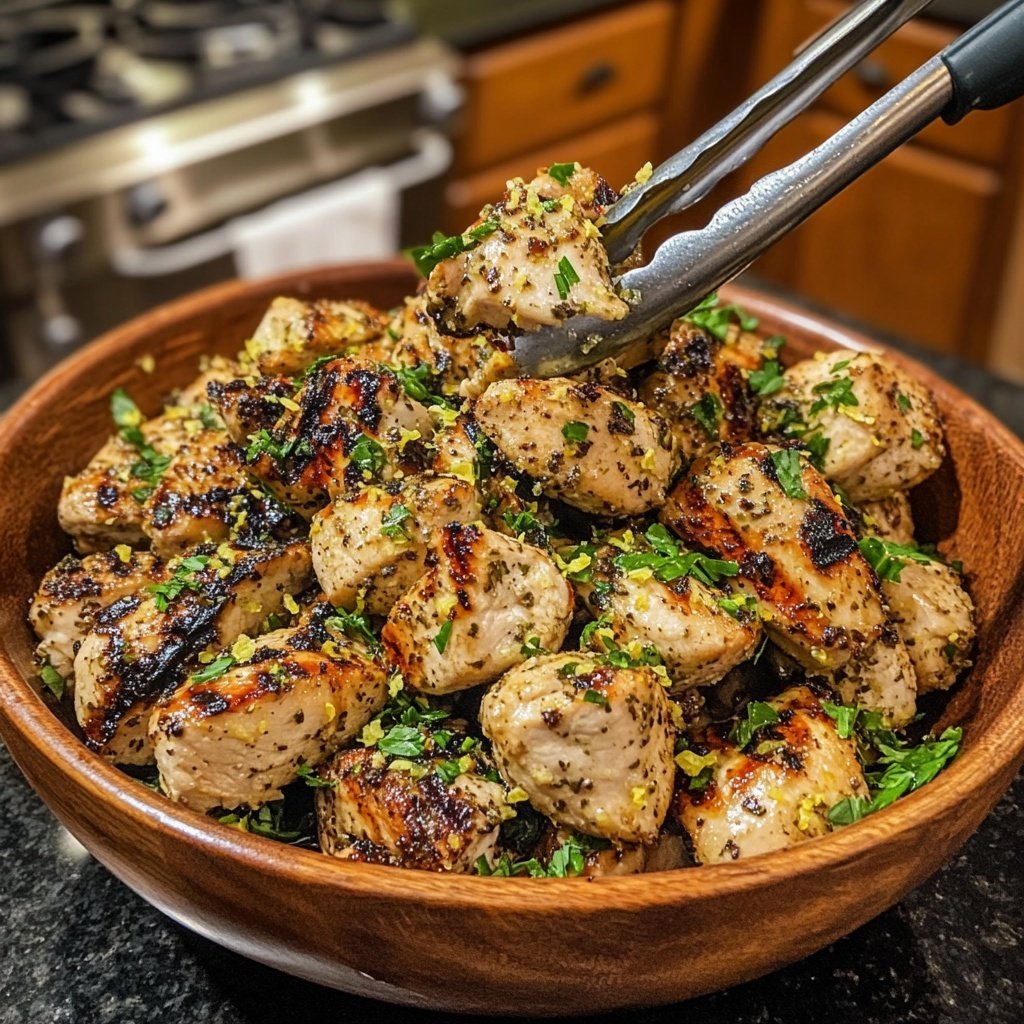 Grilled Lemon Herb Chicken Bowl